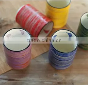 Japanese And Wind Beautifully Hand-Painted Ceramic Cup C02 thumbnail-2