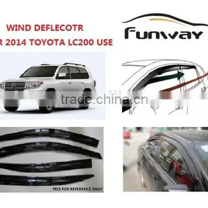 2014 TOYOTA LC200 Car Door Window Visor Weather Deflector Rain Deflector thumbnail-1