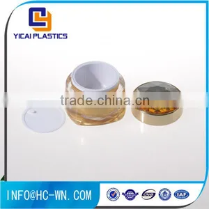 Acceptable OEM Colorful Skin Care Cream Acrylic Cosmetic Mini Plastic Jar thumbnail-6