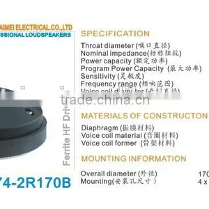 Professional Speaker Driver Unit thumbnail-1