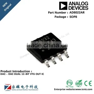 Genuine Original AD8022AR SOP8 SOP8 AD8022 DAC thumbnail-1