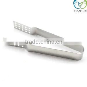 5.5" High Quality Home Tools Stainless Steel Tea Bag Tongs thumbnail-1