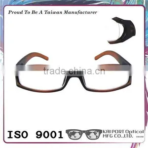 Special Design Frame With Fashion Brown Gradient Color Inflexible Eyeglass Frame thumbnail-1