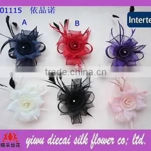European Classical Sinamay Flowers thumbnail-1