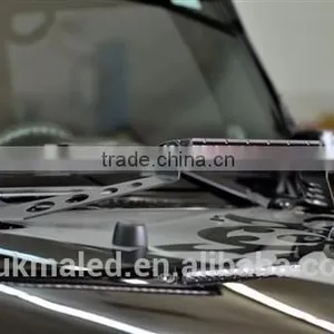 For 07-15 Jeep JK Wrangler 20" LED Light Bar Steel Metal Hood Mounting Brackets Kit thumbnail-6