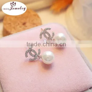 Fashion Silver Earring, Earring Jewelry Fashion Jewelry Pearl Earring thumbnail-2