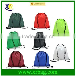 Promotional Cheap Polyester Drawstring Backpack Bags thumbnail-1