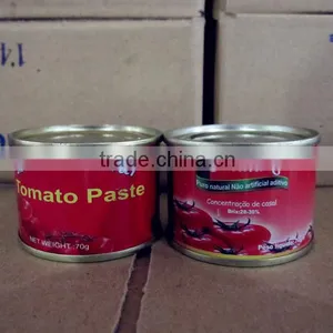 Supply 70g*50 & 70g*100 H/O Canned Tomato Paste thumbnail-3