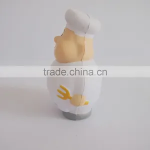 White Cook Promotional Anti Stress Toys thumbnail-2