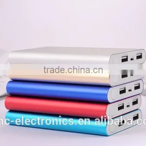 Slim Design 10000mAh Dual Usb Output Mobile Phone Power Bank Charger With Custom Laser Engraving Logo and Gift Box Package thumbnail-2
