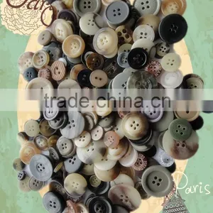 Mix Bright Plastic Resin Color Buttons for Gifts, Craft Making and Scrapbooking,diy Buttons thumbnail-2