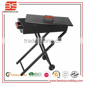 Foldable Portable Black Grill Barbecue BBQ Grill Barbecue Outdoor Garden thumbnail-1