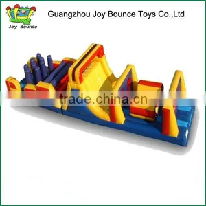 Adventure Rush Inflatable Obstacle Course , Obstacle Equipment Inflatable Obstacle Course for Kids and Adults thumbnail-1
