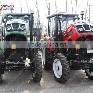 Red Color 55HP 4WD Tractor With Front End Loader thumbnail-4