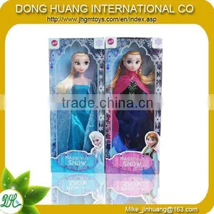 2014 Educational Girl Fashion Snow Queen Frozen Elsa Doll Elsa Toys thumbnail-1