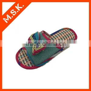 Bowknot Paper Straw Peep-toe Women Slipper thumbnail-1