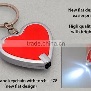 Heart Shape Keychain With Led Light thumbnail-1