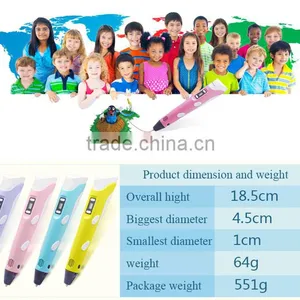 New Kids Toy 3D Printer Pen Drawing In The Air thumbnail-2