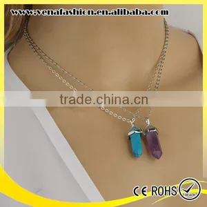 Sample Order Glass Bullet Rectangle Cheap Necklace Pendants thumbnail-3
