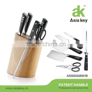 Guaranteed Quality 7 Pieces Royal Kitchen Knife Set With Stand thumbnail-1