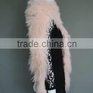 Big Fur Tibet Lamb Scarf Colorful Scarf Warm Winter Scarf Long Fur Scarf for 2016 Winter Fashion thumbnail-4