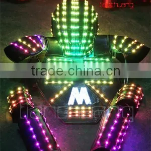 Leather Robot Jacket With LED Light thumbnail-1