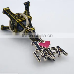 I Love Papa Key Chains Key Ring Keychains thumbnail-3