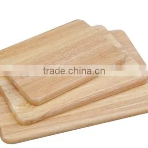 Rubber Wood Cutting Board Chopping Block With 3 Different Sizes thumbnail-1