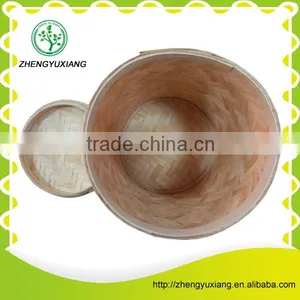 Cylinder Shape Bamboo Tea Caddy thumbnail-2
