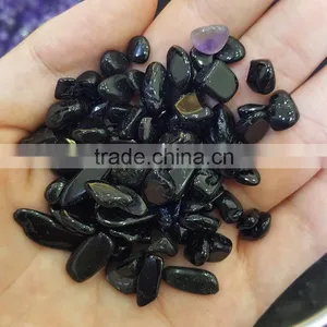 Natural Polished Small Black Tourmaline Rough Stones thumbnail-1