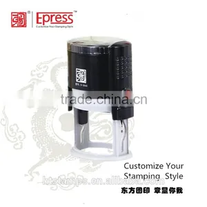 Hot Sell Custom Logo Oval 30*45mm Company Stamp / Rubber Ink Stamp Sample Free Quality Choice thumbnail-1