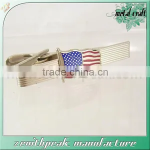 2016 Promotional Metal Gold Flag Tie Clip/flag Tie Pin/flag Tie Bar thumbnail-1
