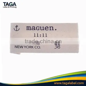 Printed Cotton Size Label for Garment thumbnail-1