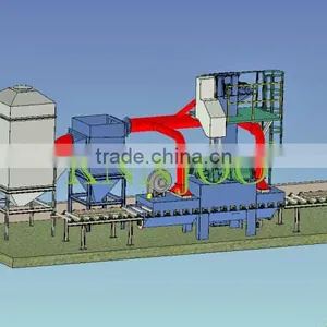 Automatic Intelligent Control Equipment H-beam Type Stones Shot Blasting Machine thumbnail-5
