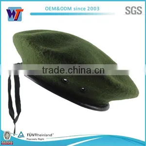French Beret Hat Custom Embroidered Beret for Military thumbnail-1