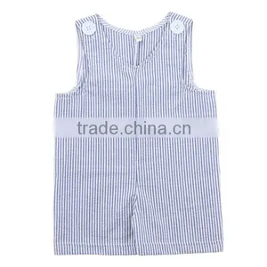 Wholesale 2016 Various Color Options Cotton Sleeveless Seersucker Romper Newborn Jon Jons Baby Clothes thumbnail-2
