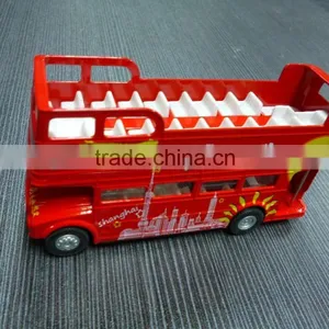 Die Cast Open Top Double Deck Bus thumbnail-1
