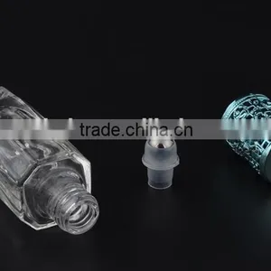 10 ml Hexagonal Colorful Transparent Glass Bead Bottle uv Ball Perfumel Bottle thumbnail-5