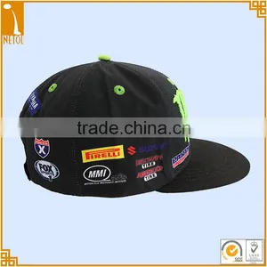 2016 New 6 Panels Flat Full Head Logos Custom Snapback Baseball Caps thumbnail-3