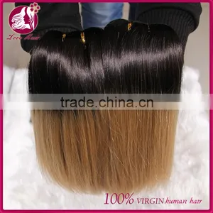 Express Wholesale Grade 7a Virgin Peruvian Colored Two Tone Human Hair Weave Bundles Overnight Shipping thumbnail-3