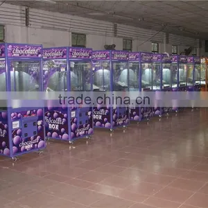 Coin Operated Chocolate Crane Machine 2015new Model Crane Claw Machine for Sale Upright Arcade Game Machine thumbnail-4