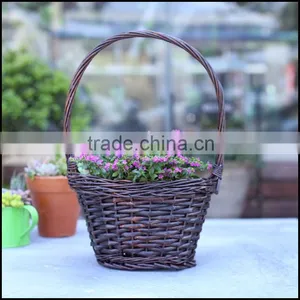 Cheap Unpeeled Wicker Basket thumbnail-5
