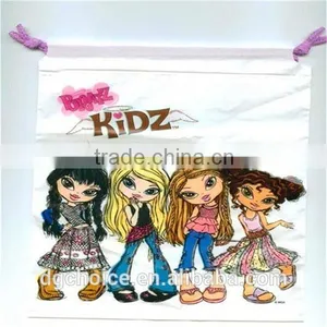 High Quality Plastic Drawstring Bag Biodegradable thumbnail-1