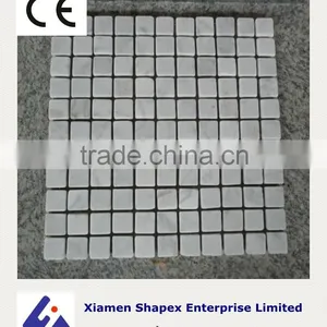 Bangladesh White Marble Mosaic Tile With Good Price thumbnail-1