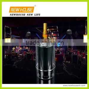 Double Wall Plastic Ice Bucket Wine Cooler thumbnail-1