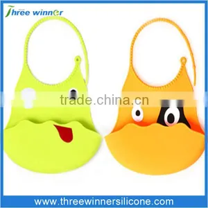 High Quality Silicone Baby Bib Custom Silicone Bib thumbnail-6