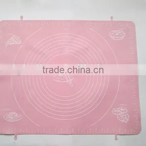 Silicone Pastry Mat With Measures Pastry Fondant Silicone Work Rolling Baking Mat With Measurements thumbnail-1