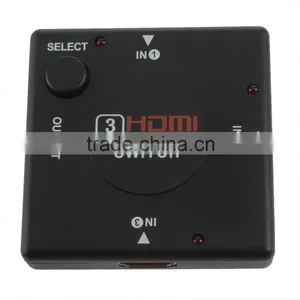 New Portable 1x4HD Splitter3 in 1Out 4 Ports Hdmi Splitter to Coaxial thumbnail-2