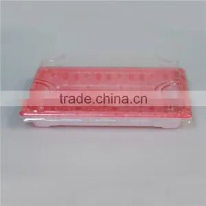 SM1-1105HF-R Clear Cover Disposable Plastic Sushi Take Away Box thumbnail-1