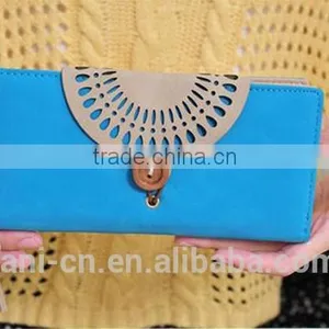 2015 New Arrival Multi Card Holder Fancy PU Leather Wallet With Custom Design for Women thumbnail-5